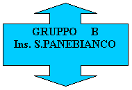 Callout con frecce su e gi: GRUPPO     B
Ins. S.PANEBIANCO

